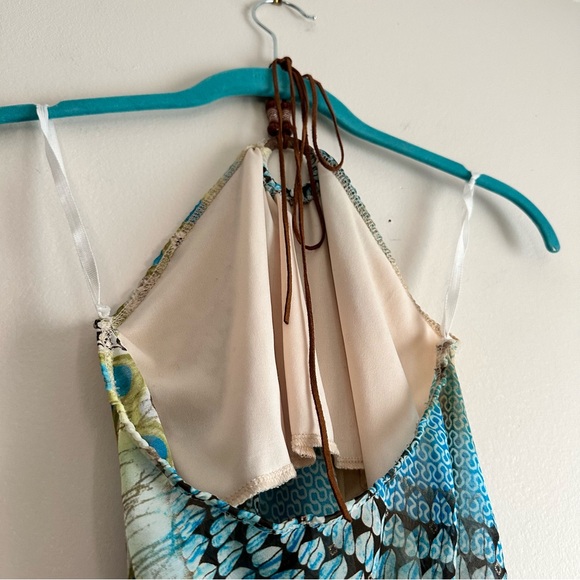 Vintage Boho Y2K Zio‎ Handkerchief Halter Top - Picture 5 of 9